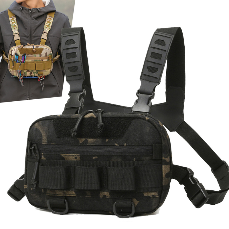 Outdoor Adventure Vest - Taktyczny plecak na klatkę piersiową Camping