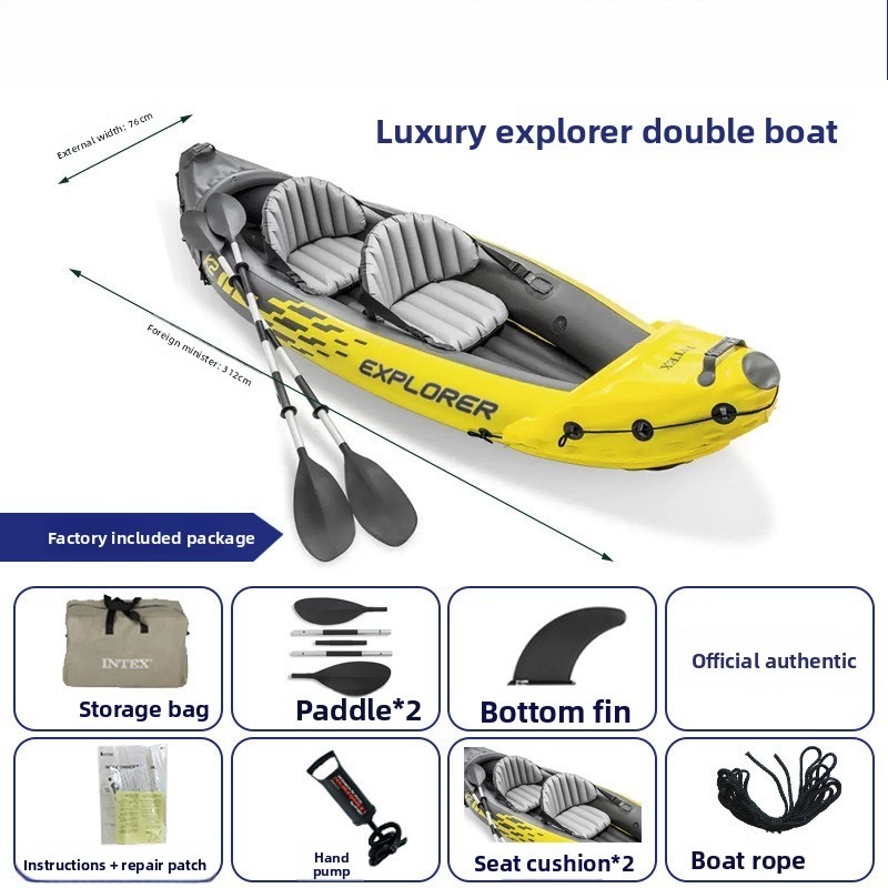 Nadmuchiwany ponton dwuosobowy – Outdoor Adventure Rafting recenzja i cena