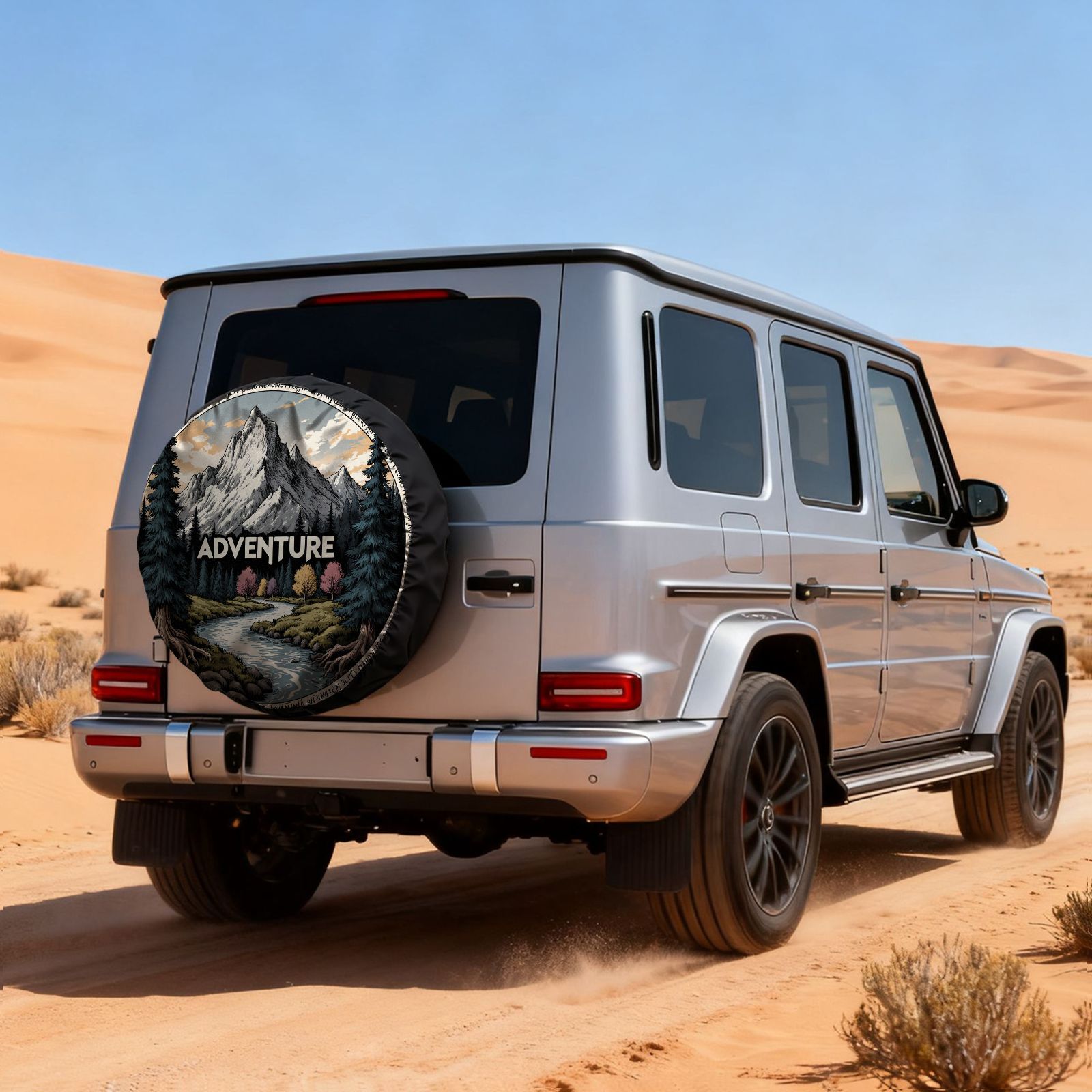 Pokrowiec na oponę z nadrukiem – Outdoor Adventure Vehicles recenzja i cena