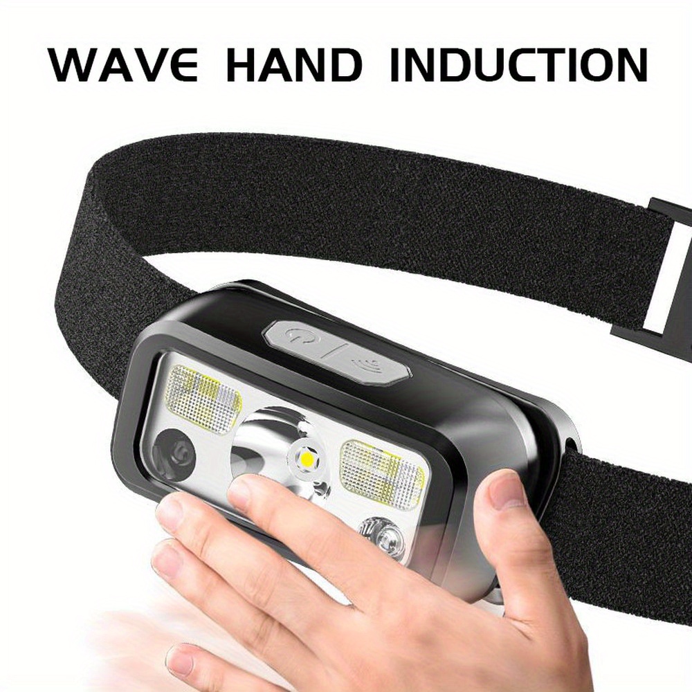 Mocna latarka czołowa LED COB  – Headlamp Waterproof Rechargeable recenzja i cena