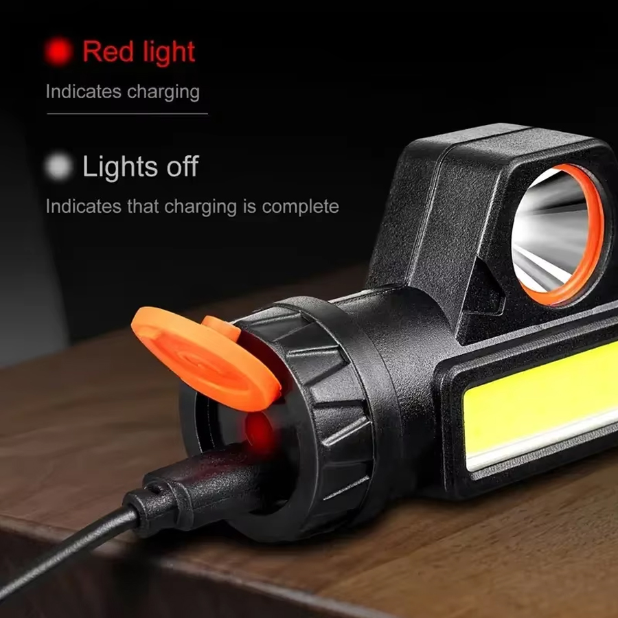 1-3 SZT. Ładowalna Latarka Czo – Headlamp Waterproof Rechargeable recenzja i cena