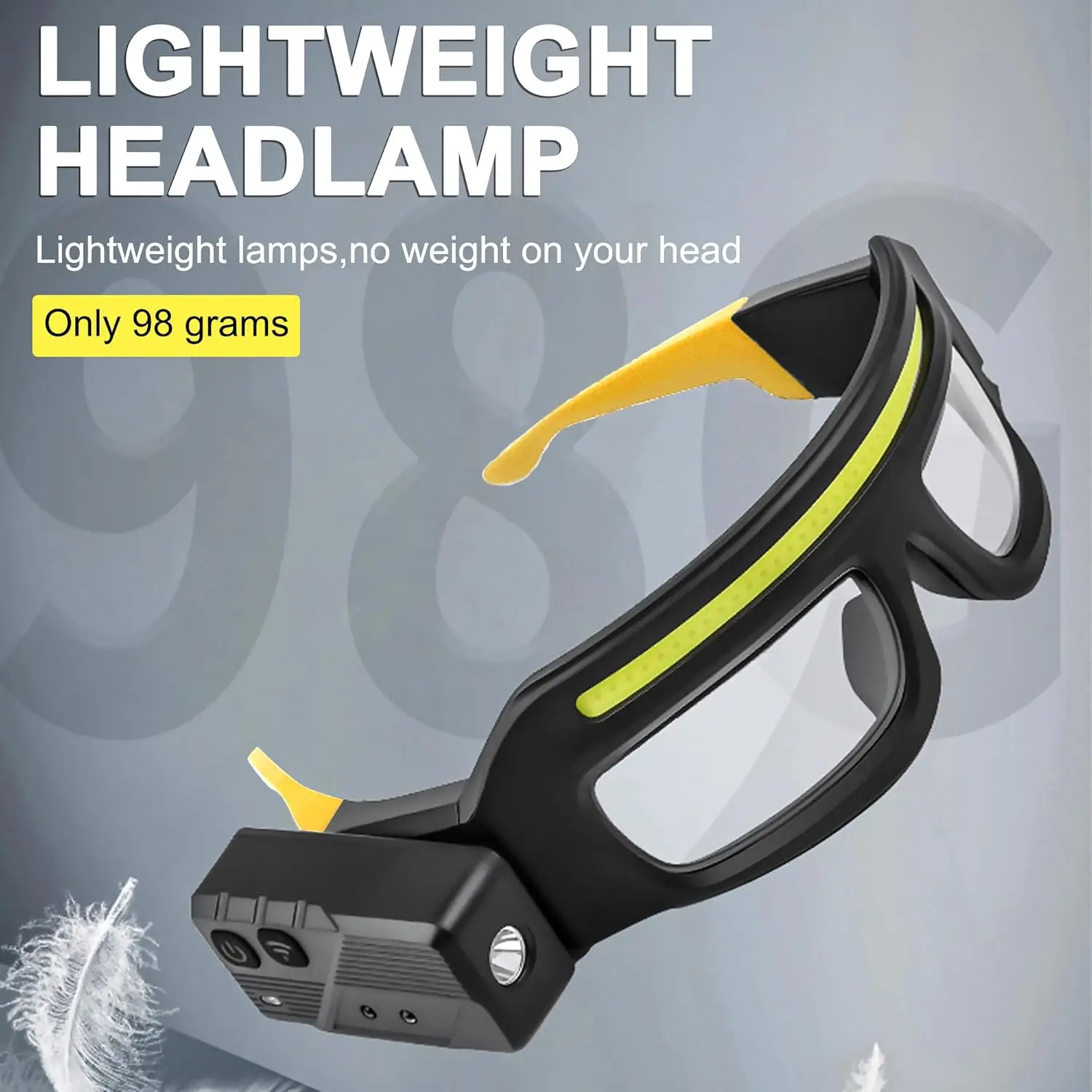 Latarka czołowa LED COB, lampa – Headlamp Waterproof Rechargeable recenzja i cena