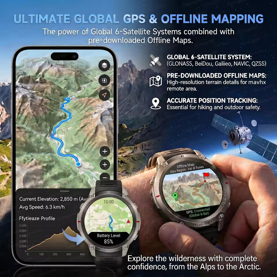 Nowy Smartwatch Męski z Wbudow – Outdoor Adventure World recenzja i cena