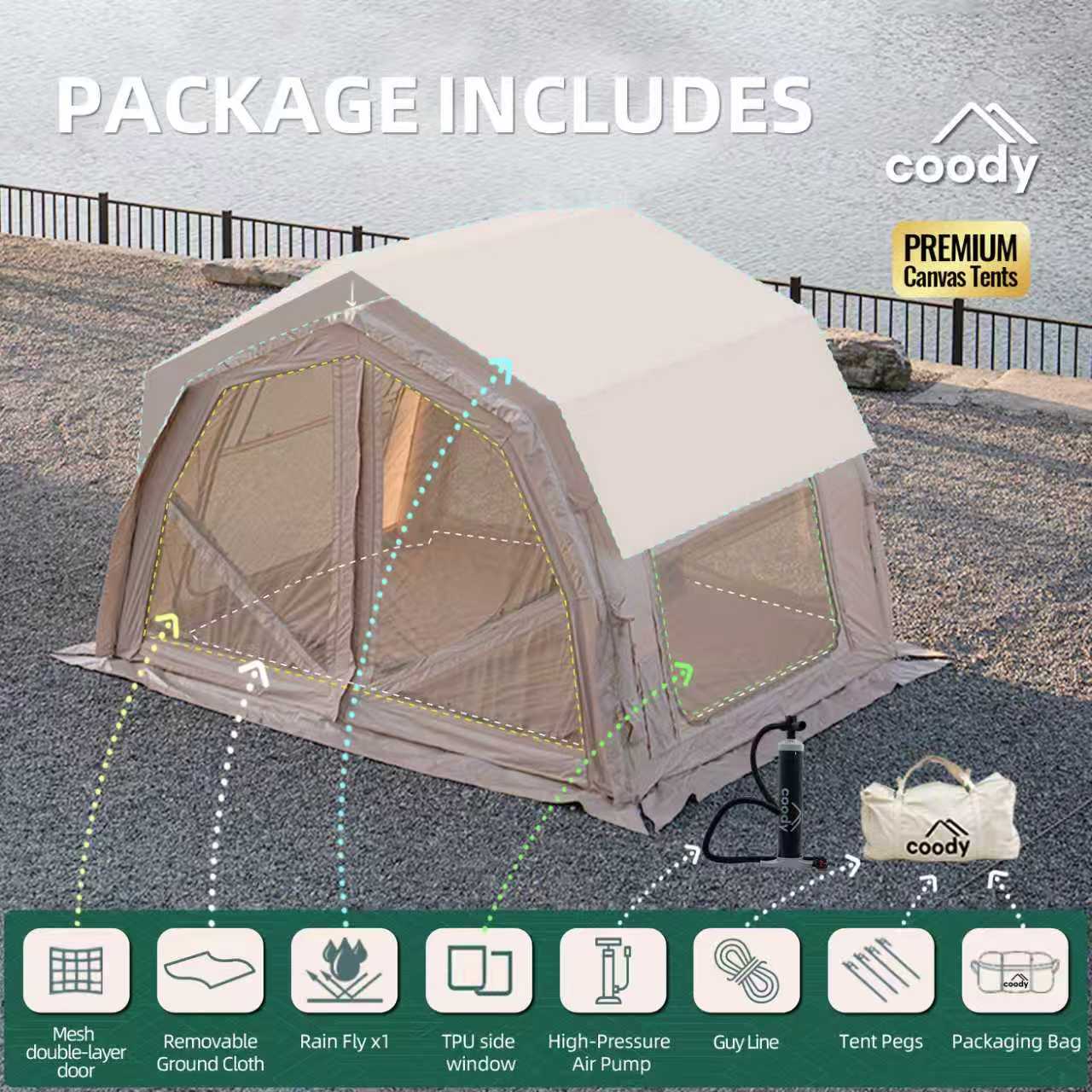Namiot dmuchany 10.0 Pro Air T – Outdoor Adventure U Of U recenzja i cena